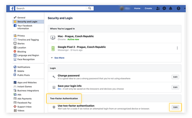 2fa facebook генератор